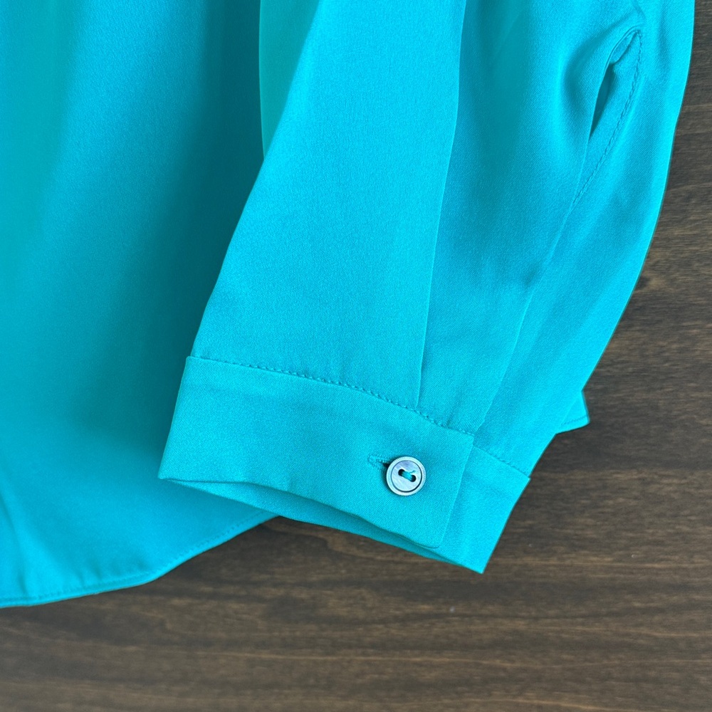 Kobi Halperin Elegant Teal Women's Top - Picture 4 of 9